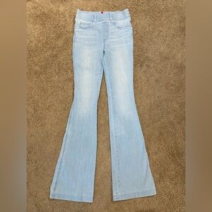 SPANX 20348R Flare Jeans in Retro It Light Wash Pull-on Stretch Women’s Size XS